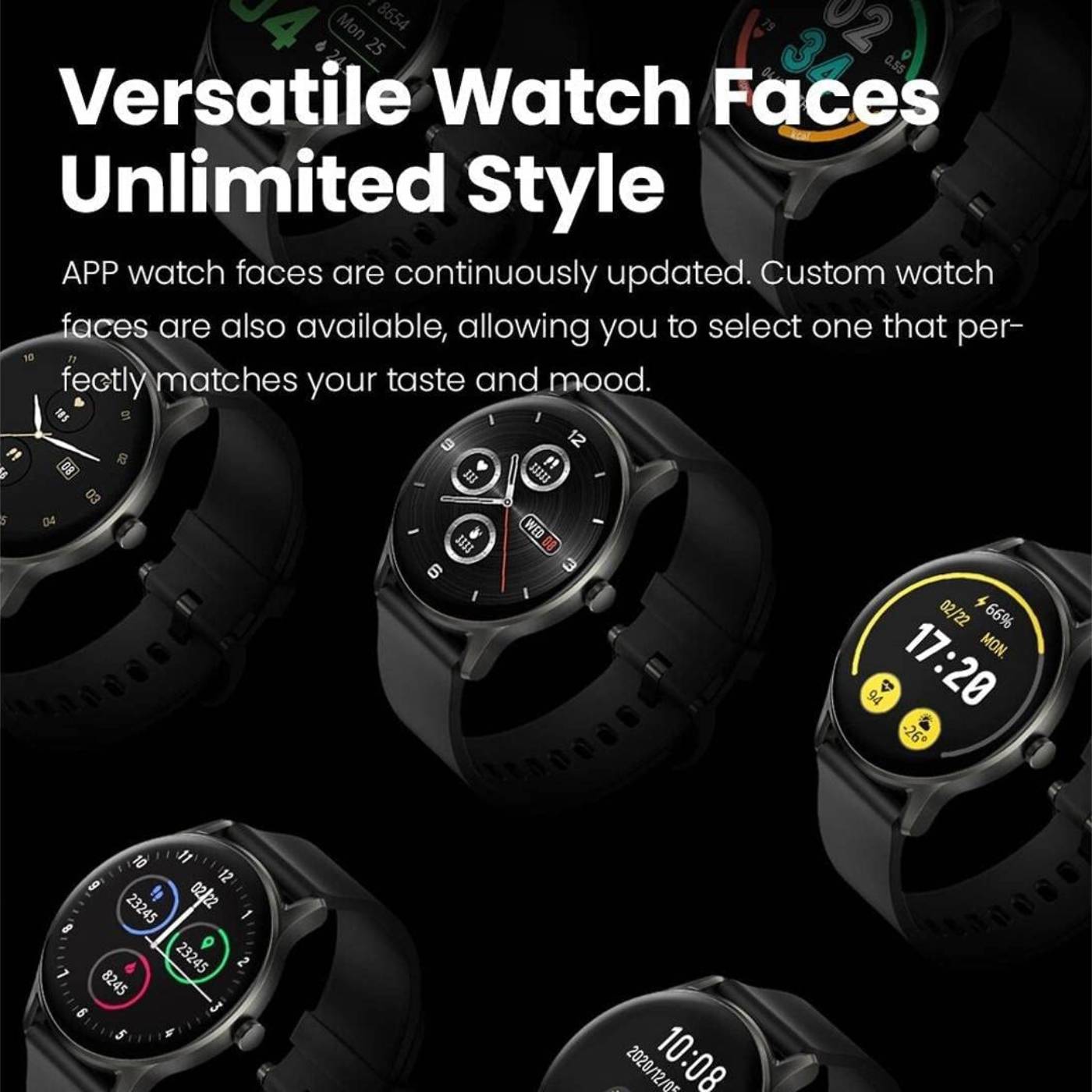 Haylou-GS-LS09A Smart watch-black-3