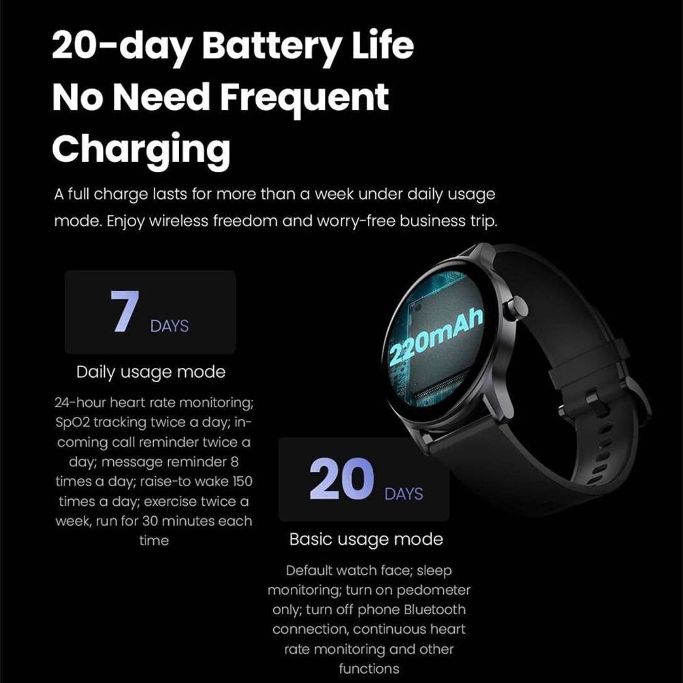 Haylou-GS-LS09A Smart watch-black-6