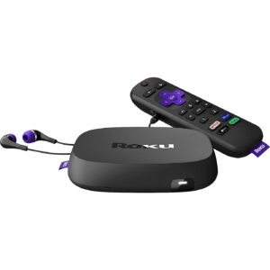 Roku Ultra HD/4K/HDR/Dolby Vision, Bluetooth Streaming Media Player - Black
