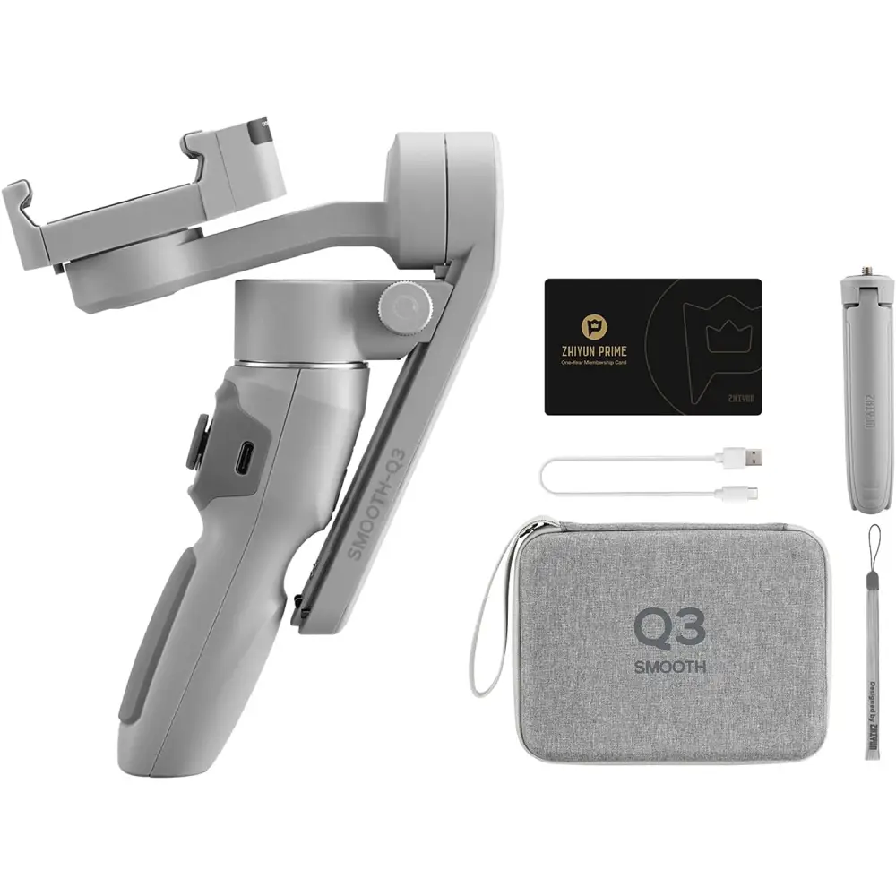 Zhiyun-smooth-Q3-combo-gimbal-white-8